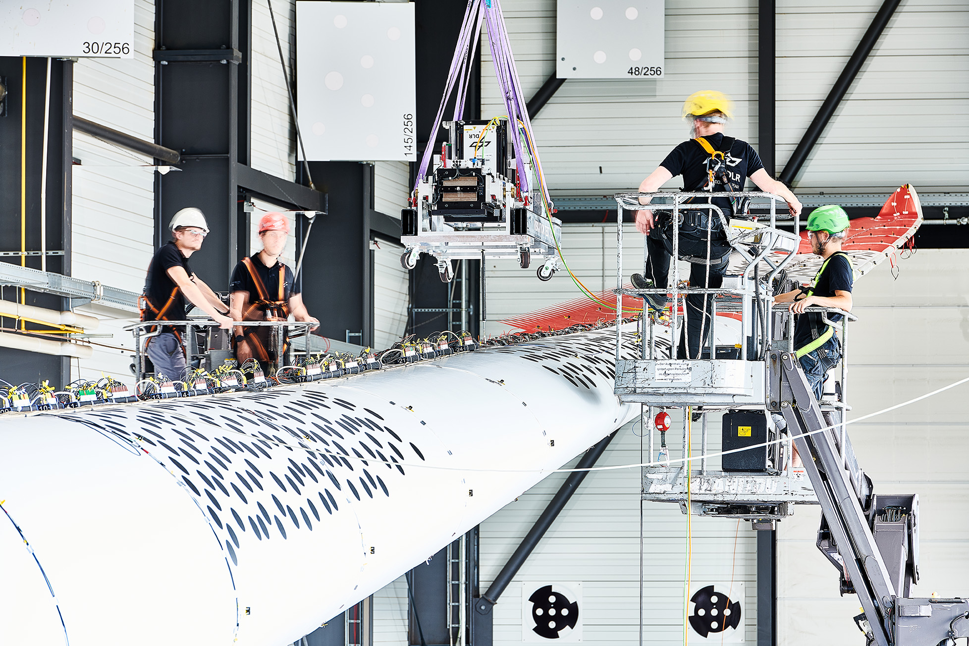 Rotor blade test in Bremerhaven