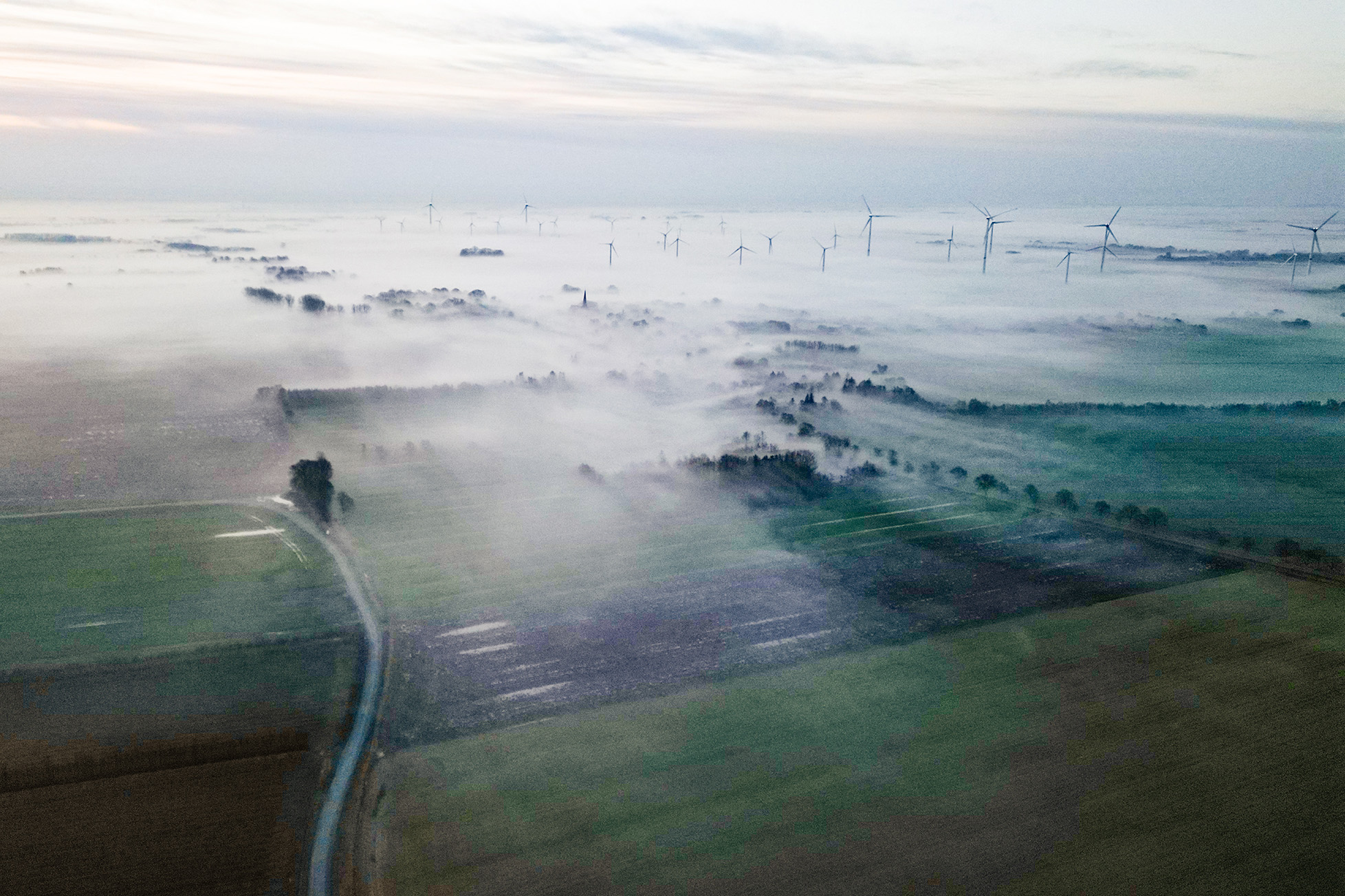 Fog over the research park