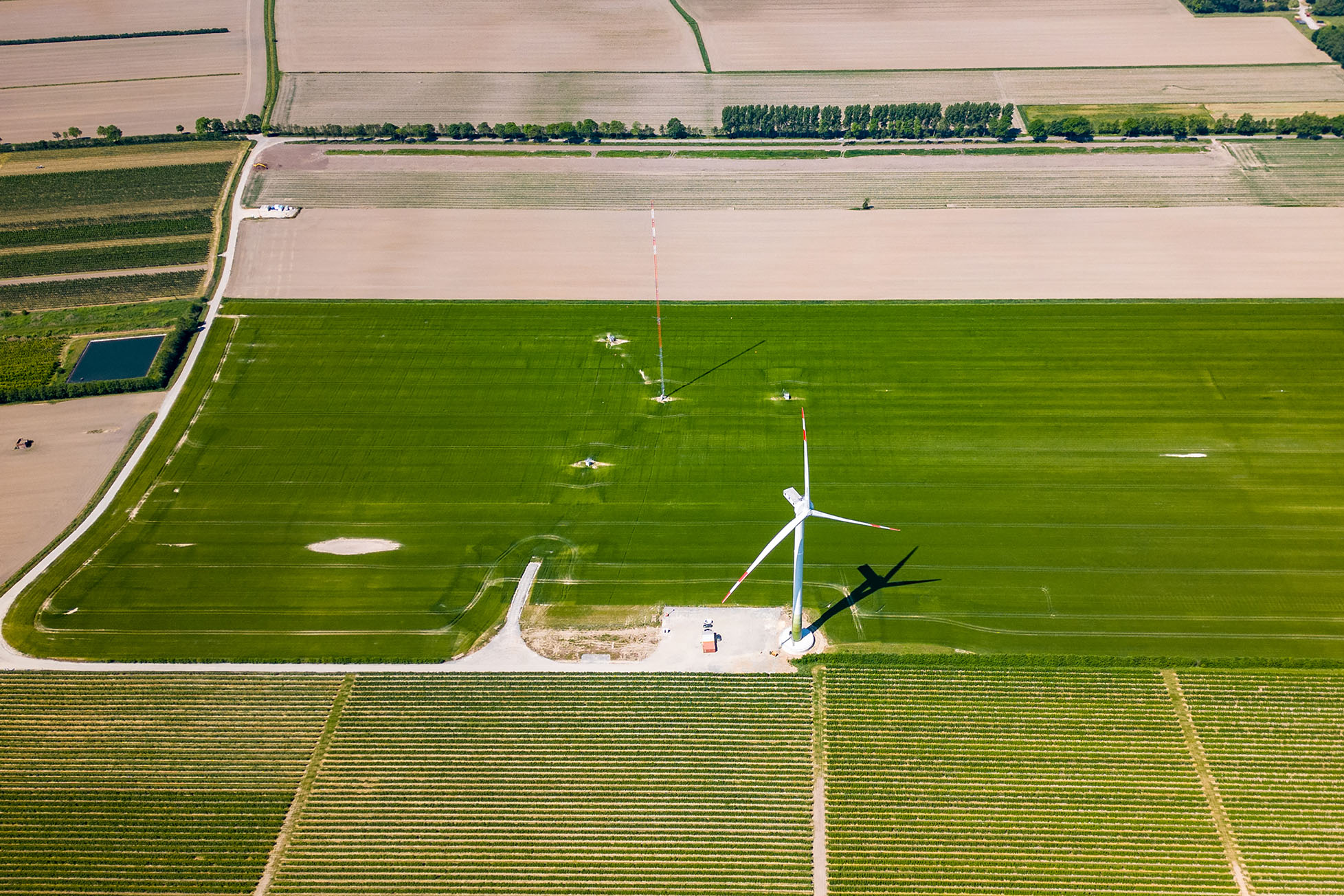 Aerial view of the research park