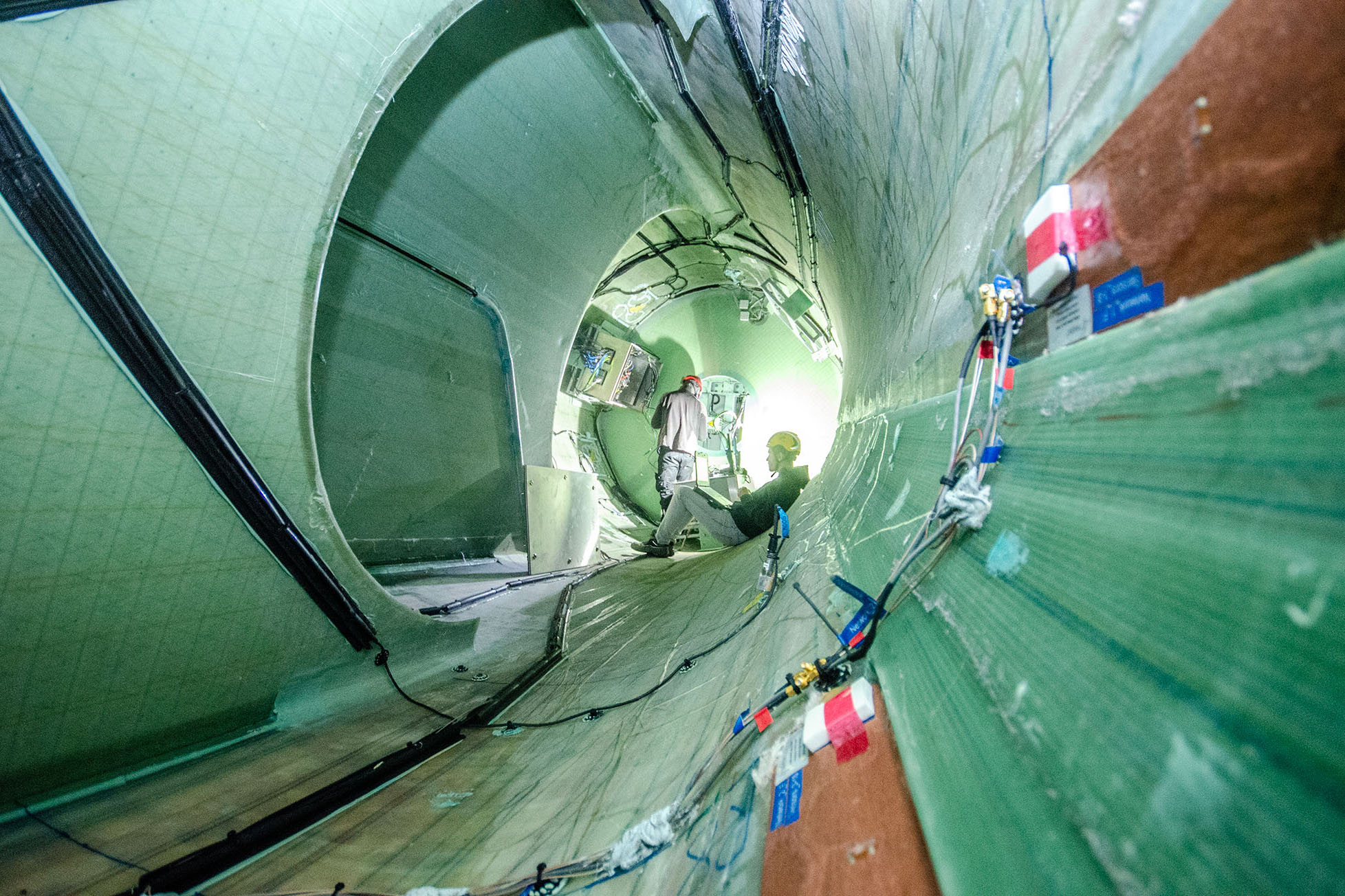 Measurement technology inside the rotor blade
